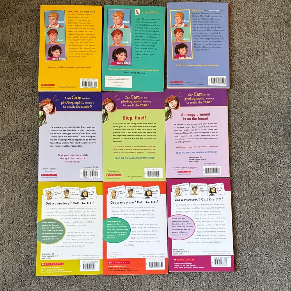 Children's Mystery Book Set - Colorful Collection - Picture 2 of 6
